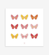 HELLO SPRING - Affiche enfant - Les papillons